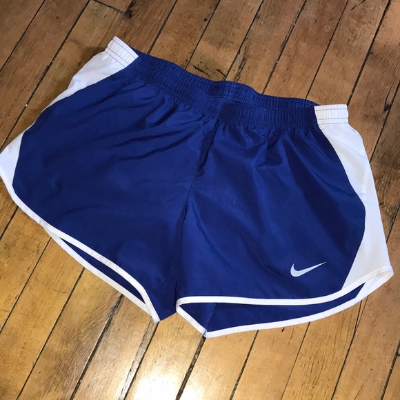 Nike Pants - Nike Women’s Royal Blue and White Athletic Shorts